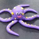 Pieuvre en pâte à modeler
