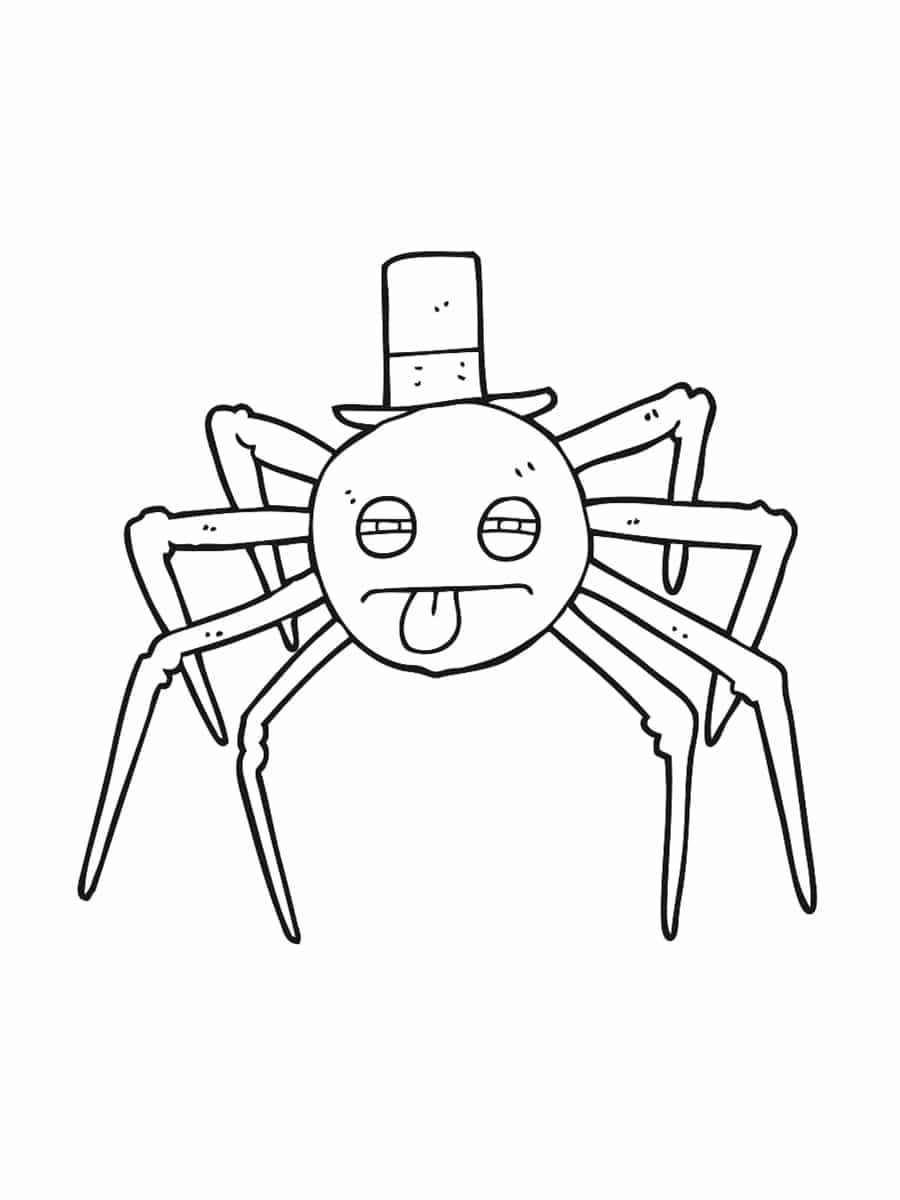 dessin araignée rigolote
