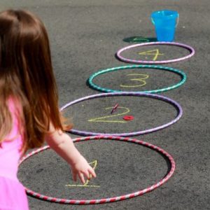 jeu avec cerceaux