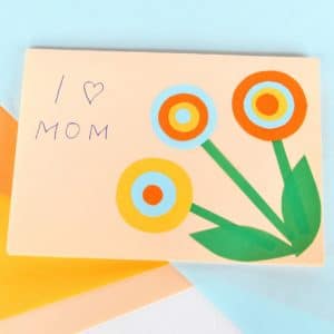carte fleur fête des mères