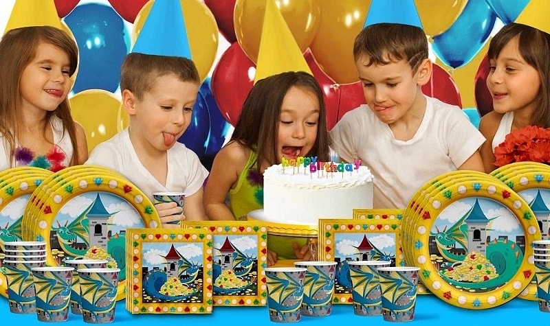 Jeux anniversaire dragon