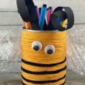 Faire un pot à crayon avec une boite de conserve : facile
