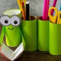 Pot à crayon rouleau papier toilette : un modèle facile