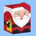 Boîte Père Noël à imprimer