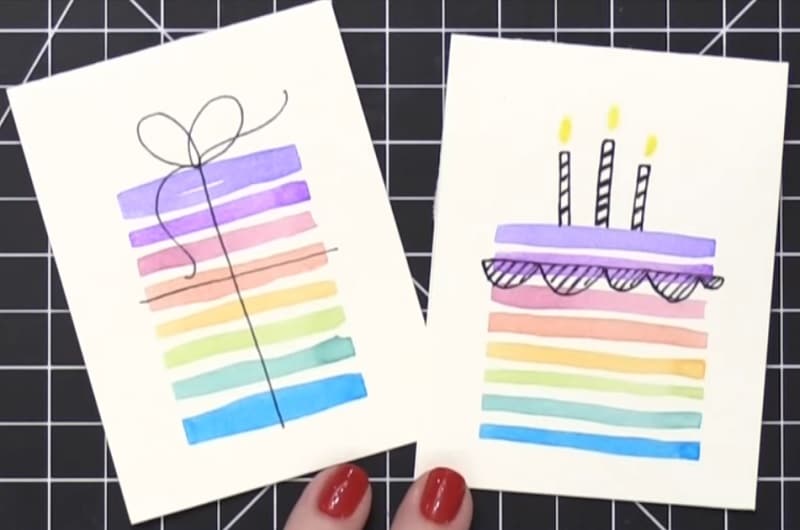 Idees De Cartes D Anniversaire A Fabriquer 6 Modeles Faciles