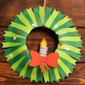 Fabriquer une couronne de Noël en papier : tutoriel en images