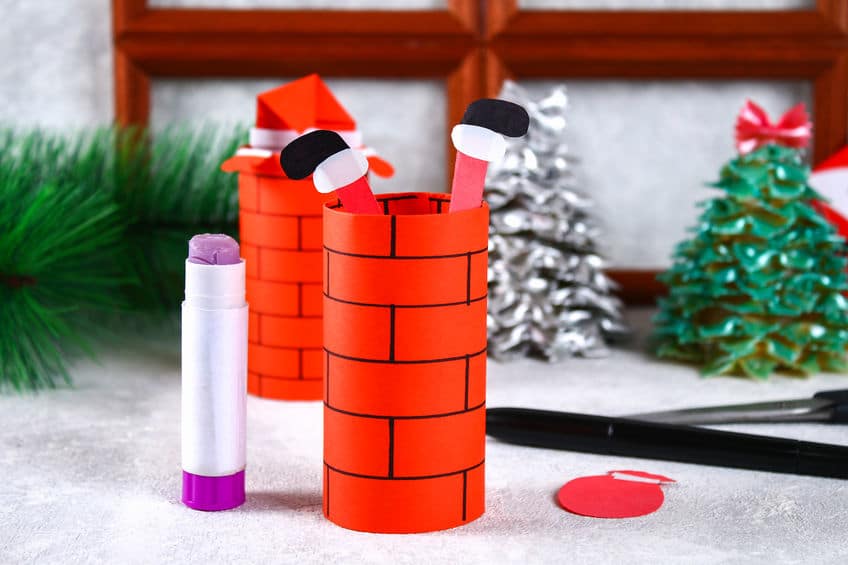 christmas crafts with toilet paper rolls