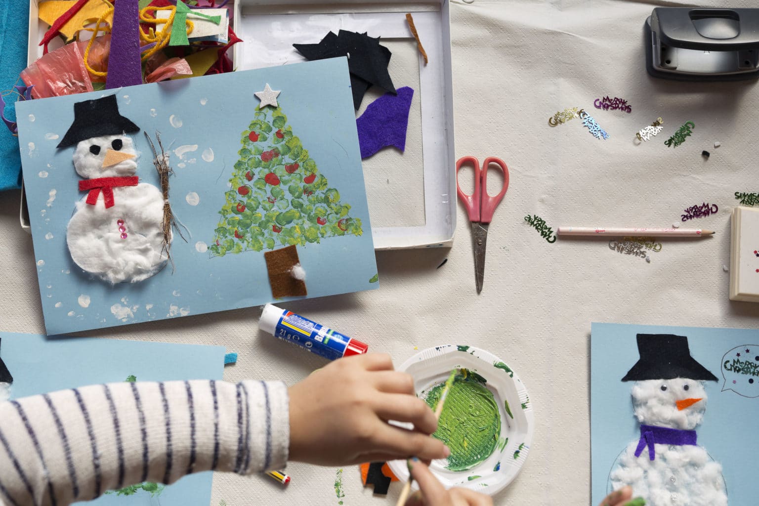 Carte Noël maternelle 10 idées simples et amusantes