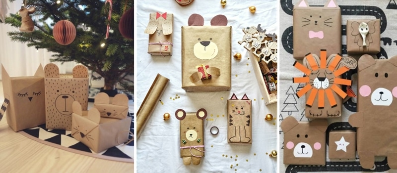 Noël: 20 jolies façons d'emballer les cadeaux