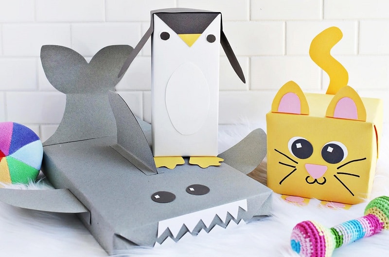 papier cadeau animal