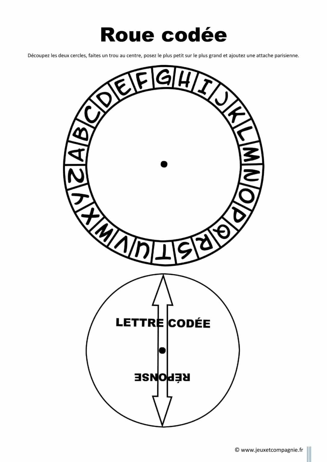 Code Secret Message Codé à Imprimer Codes secrets