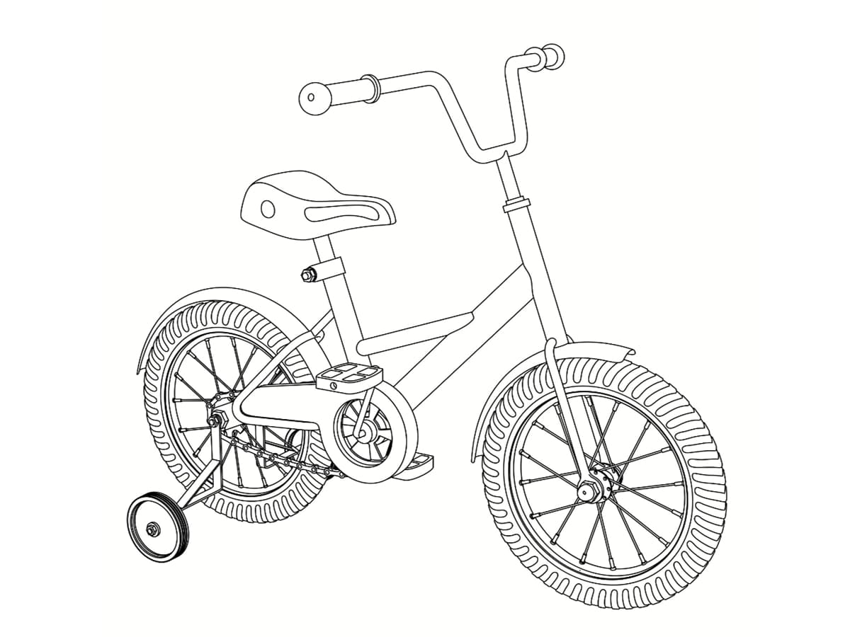 Coloriage vélo  30 dessins à imprimer