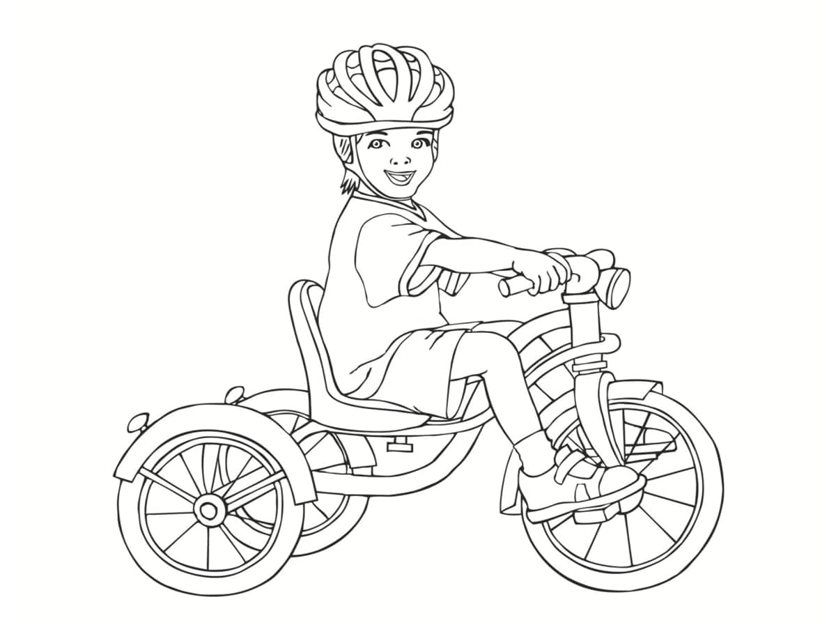 Coloriage vélo  30 dessins à imprimer