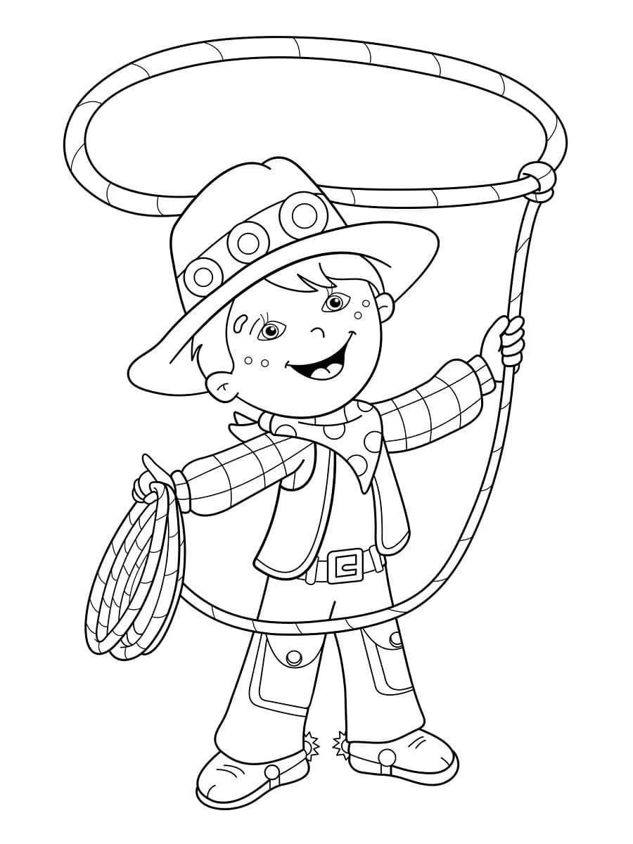 Coloriage Cowboy 25 Modeles A Imprimer