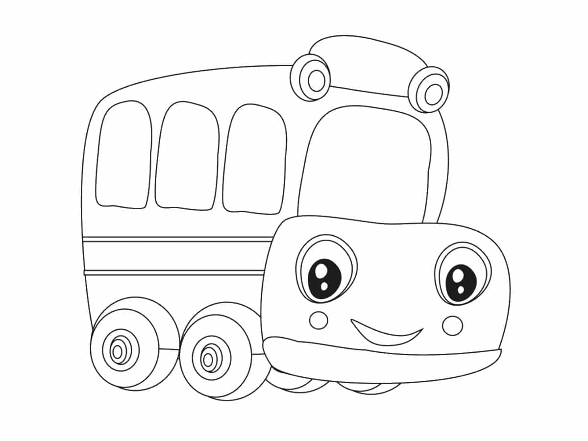 Coloriage Dessin Bus Enfant 6 Dessin Enfants à imprimer