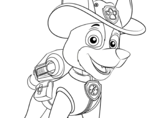 coloriage de la pat patrouille