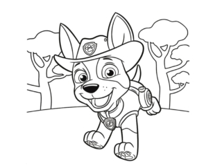 coloriage de pat patrouille à imprimer gratuitement