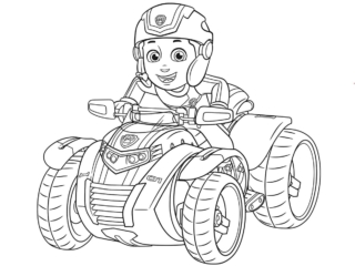 coloriage ryder