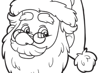 Père-Noël coloriage
