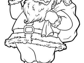 coloriage Père-Noël