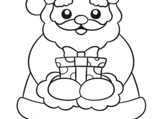 coloriage Père-Noël