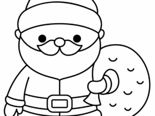 coloriage Père-Noël