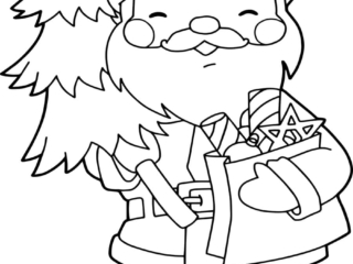 coloriage Père-Noël