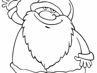 coloriage Père-Noël