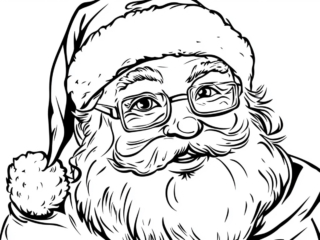 coloriage Père-Noël