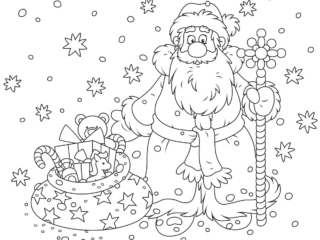 dessin Père-Noël