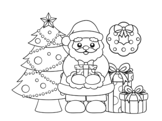 coloriage Père-Noël