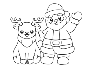 coloriage Père-Noël