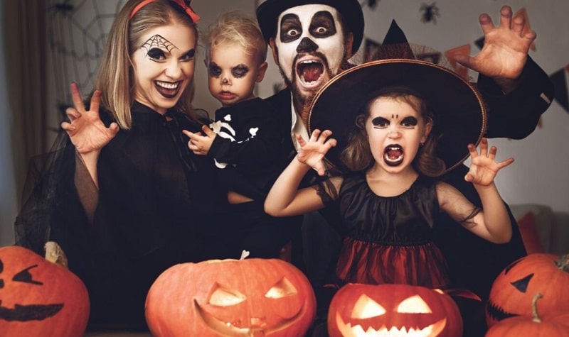 famille halloween