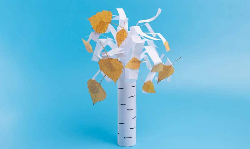 faire un arbre en papier