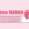 Poème et empreinte de pied pour maman