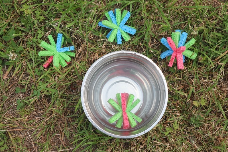 bombes à eau en éponge