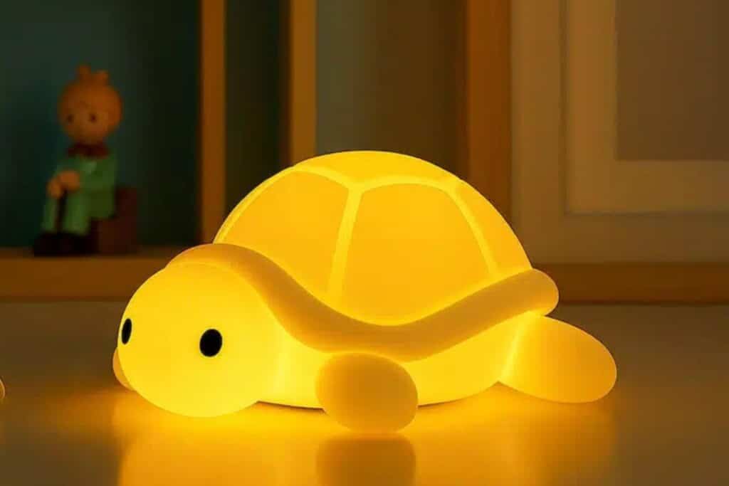 veilleuse enfant en forme de tortue
