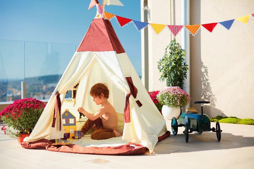 cabane enfant tipi