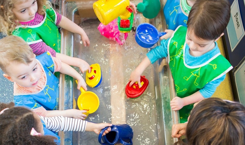 Les jeux d'eau, activités pour enfants.