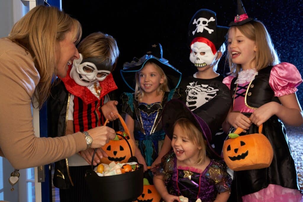 enfants trick or treat