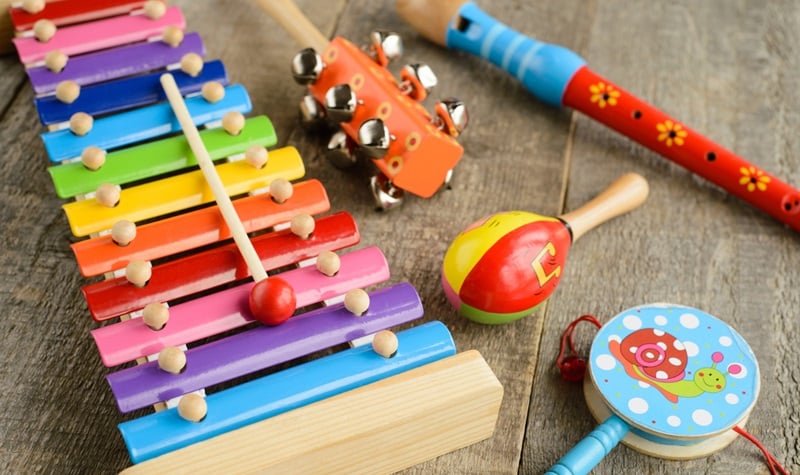 les meilleurs instruments de musique pour bébé