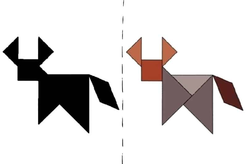 tangram taureux