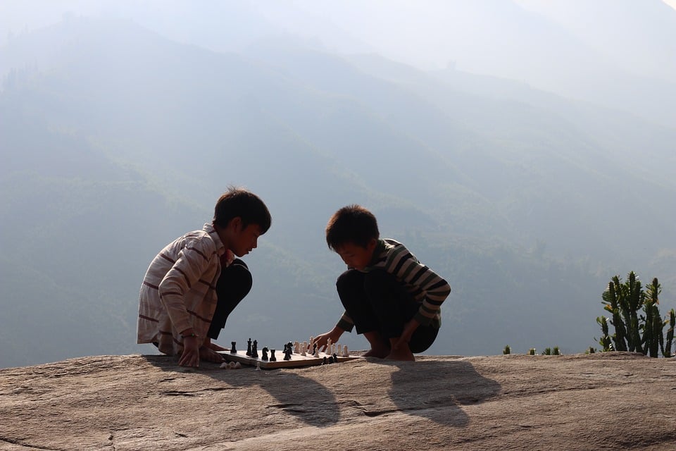 jeu d'échecs pour enfant