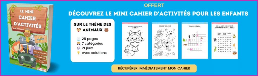 livret d'activités animaux