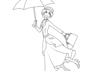 bdgsffsdf coloriage mary poppins