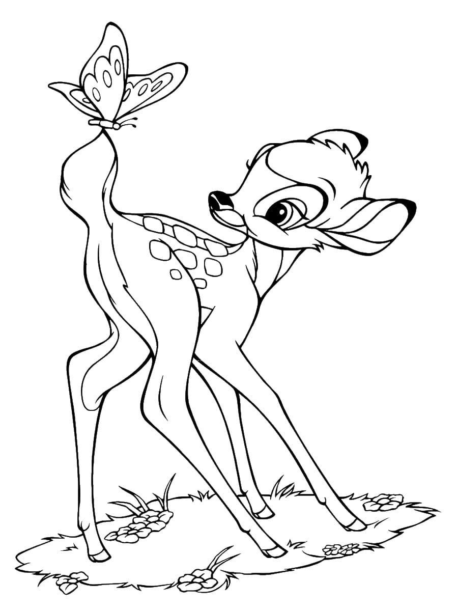 dessin bambi