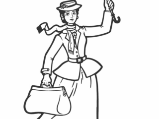kghfjdgfs coloriage mary poppins