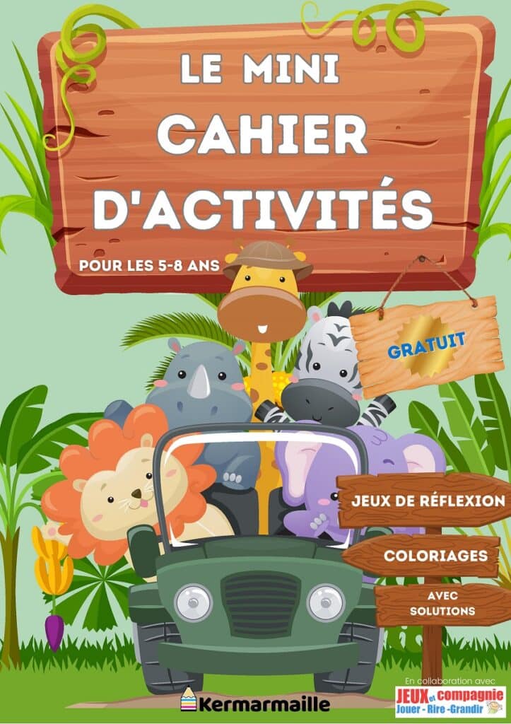 cahier d'activités animaux à imprimer