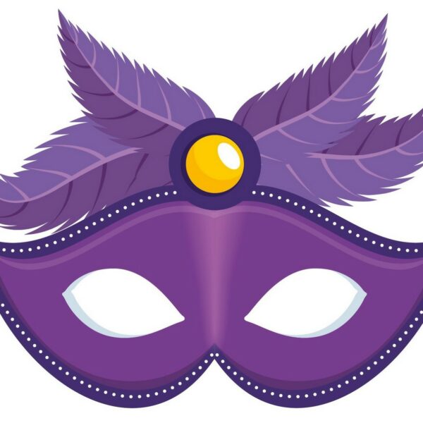 masque violet carnaval