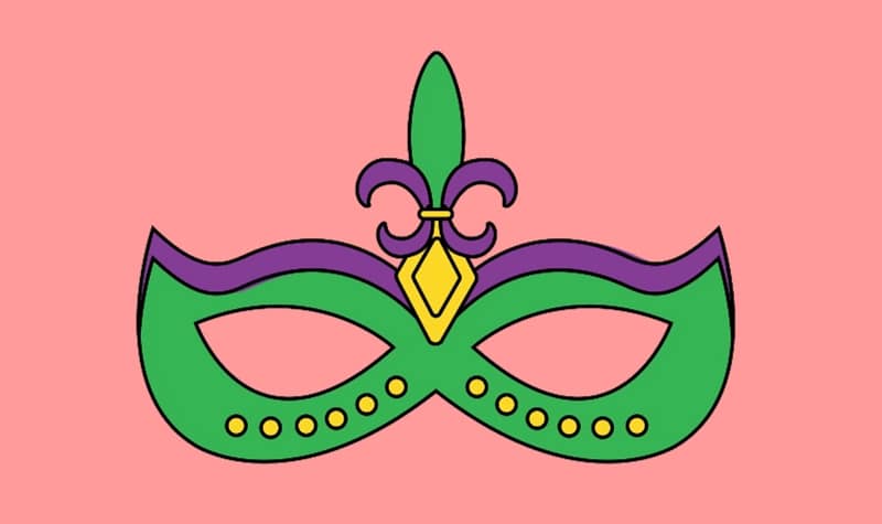 masque de carnaval à imprimer